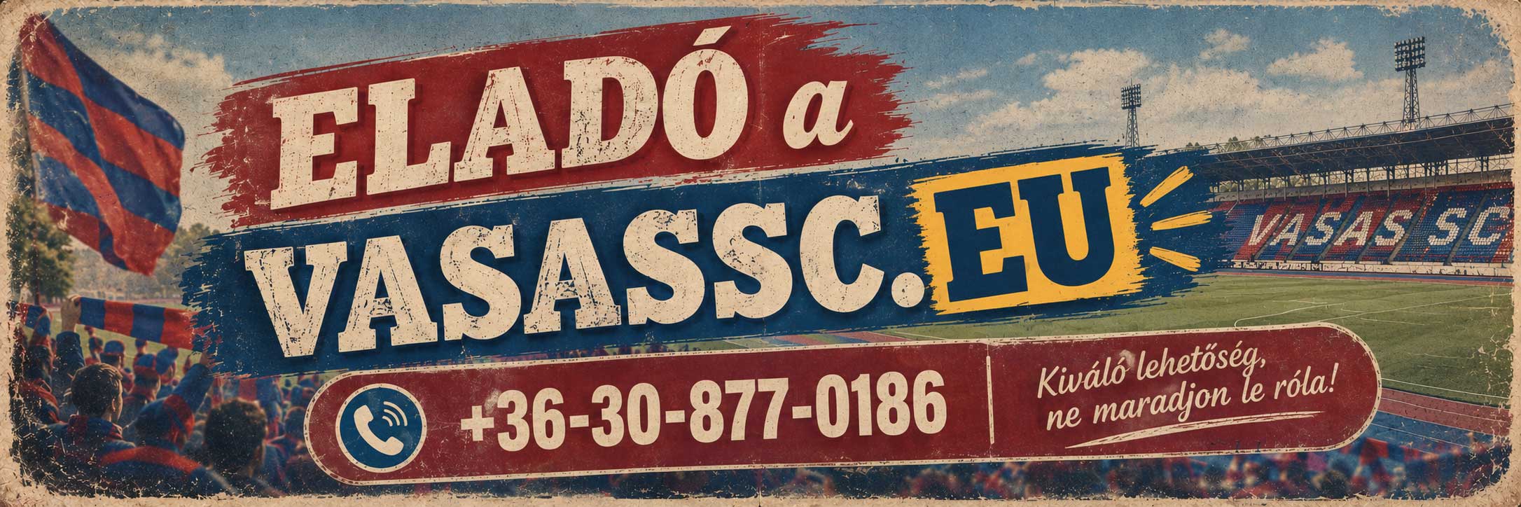 Eladó a vasasc.eu domain